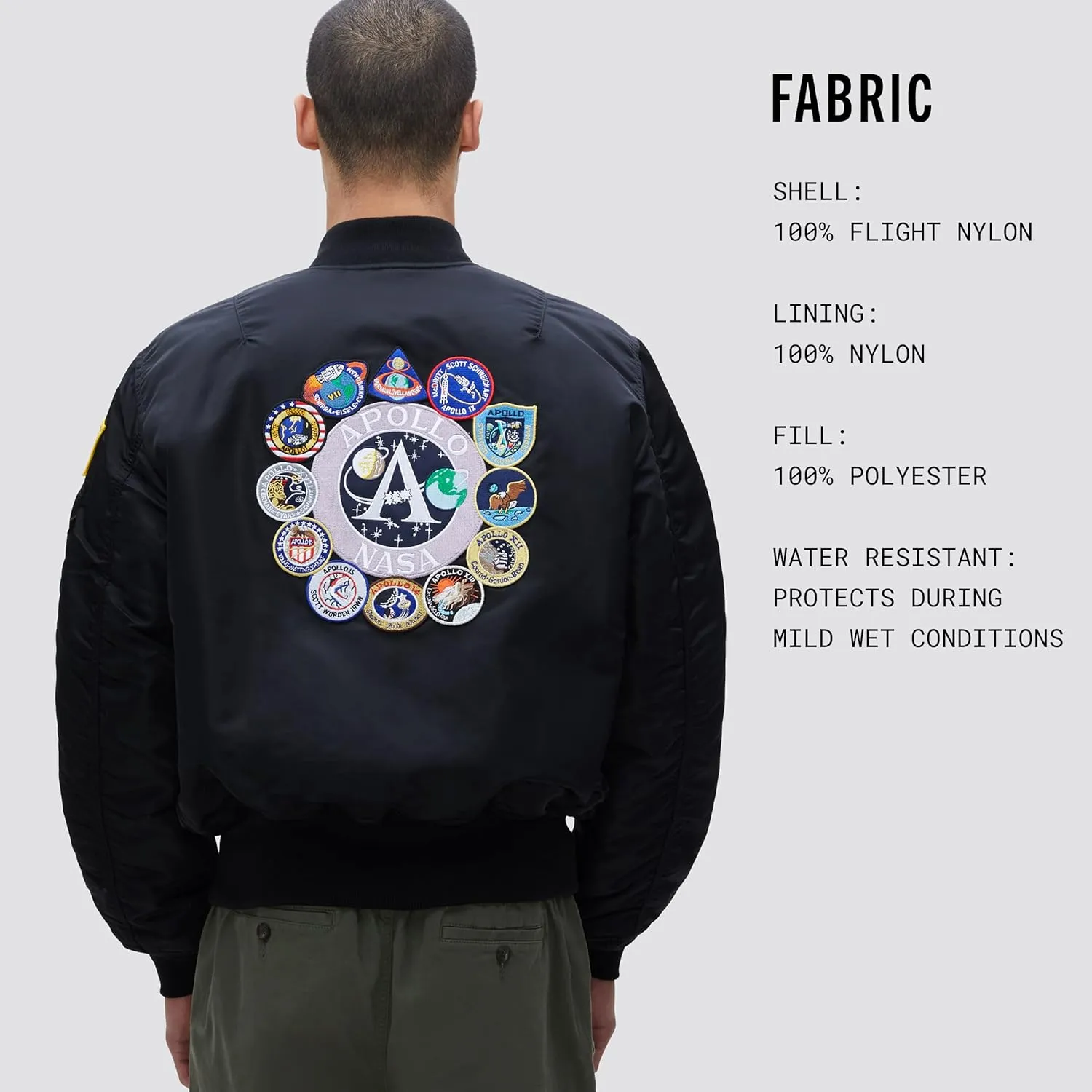 Alpha Industries Men's Apollo MA-1 Flight Jacket