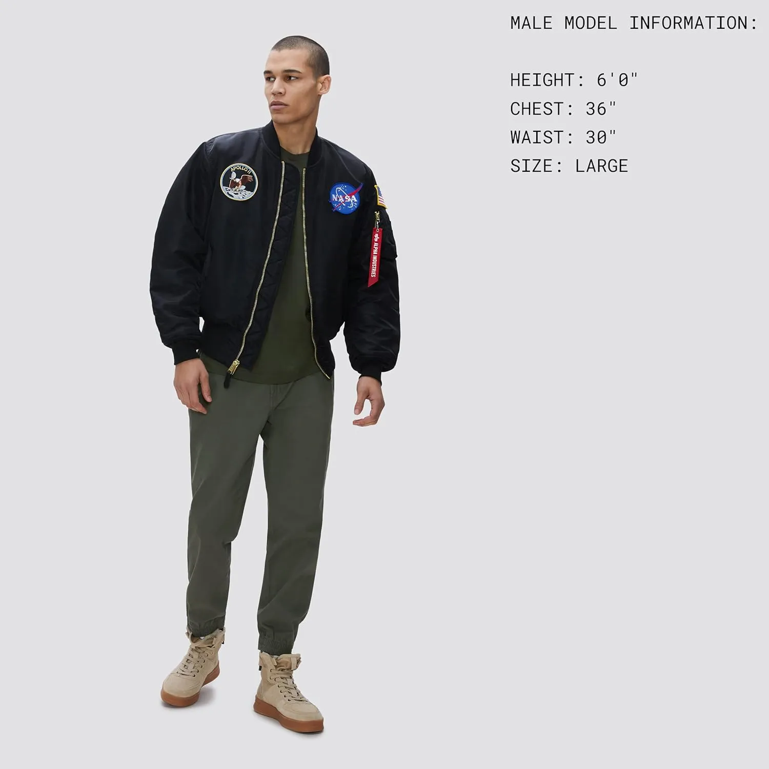 Alpha Industries Men's Apollo MA-1 Flight Jacket