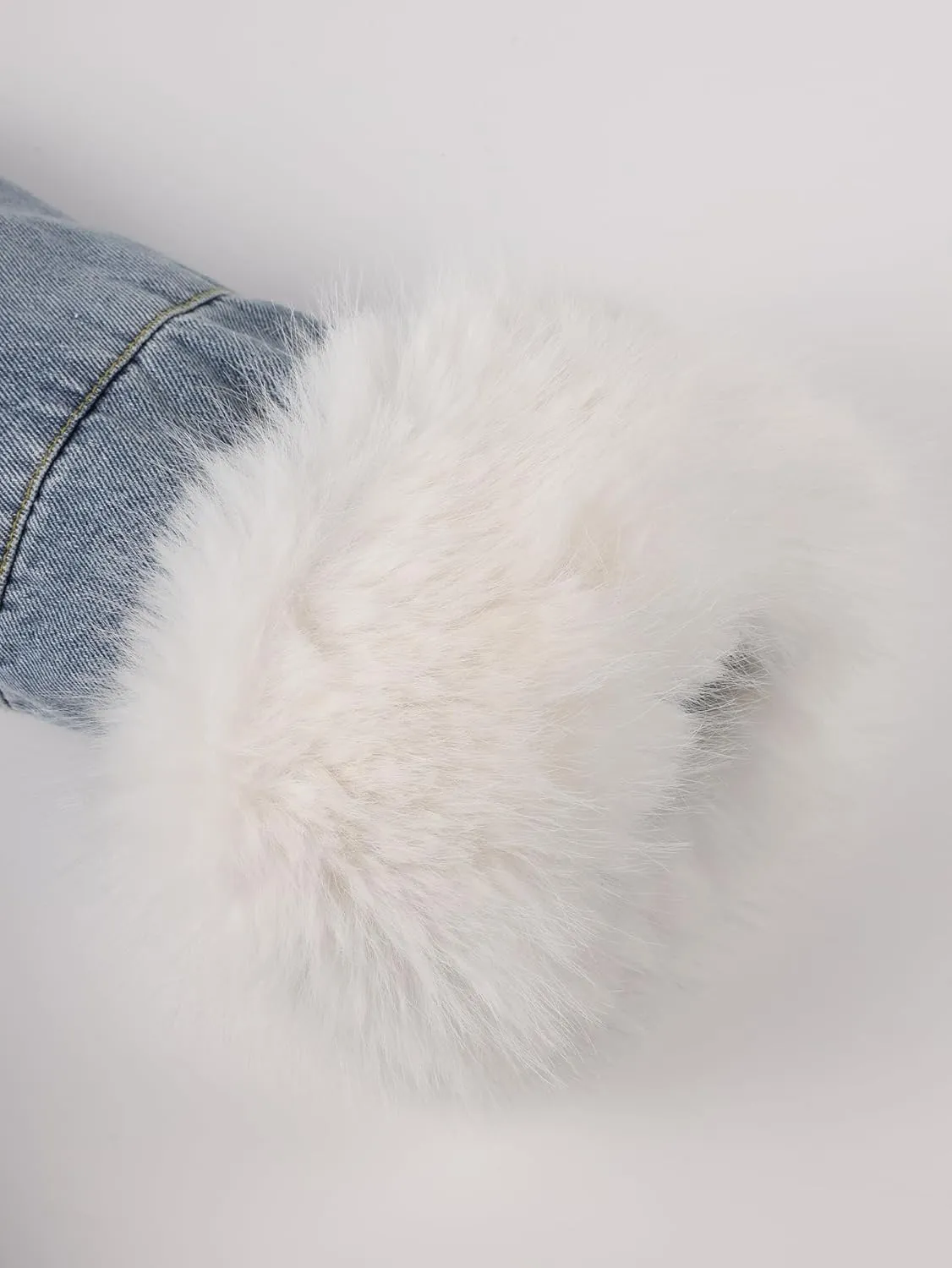 Bellivera Women Twill Parka Jacket, Winter Fashion Warm Long Hood Coat with Faux Fur Collar