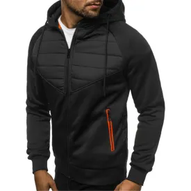 Casual Zip Hooded Sweatshirt