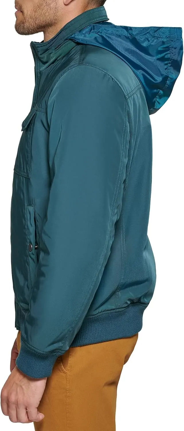 Dockers Men's Quilted Lined Flight Bomber Jacket