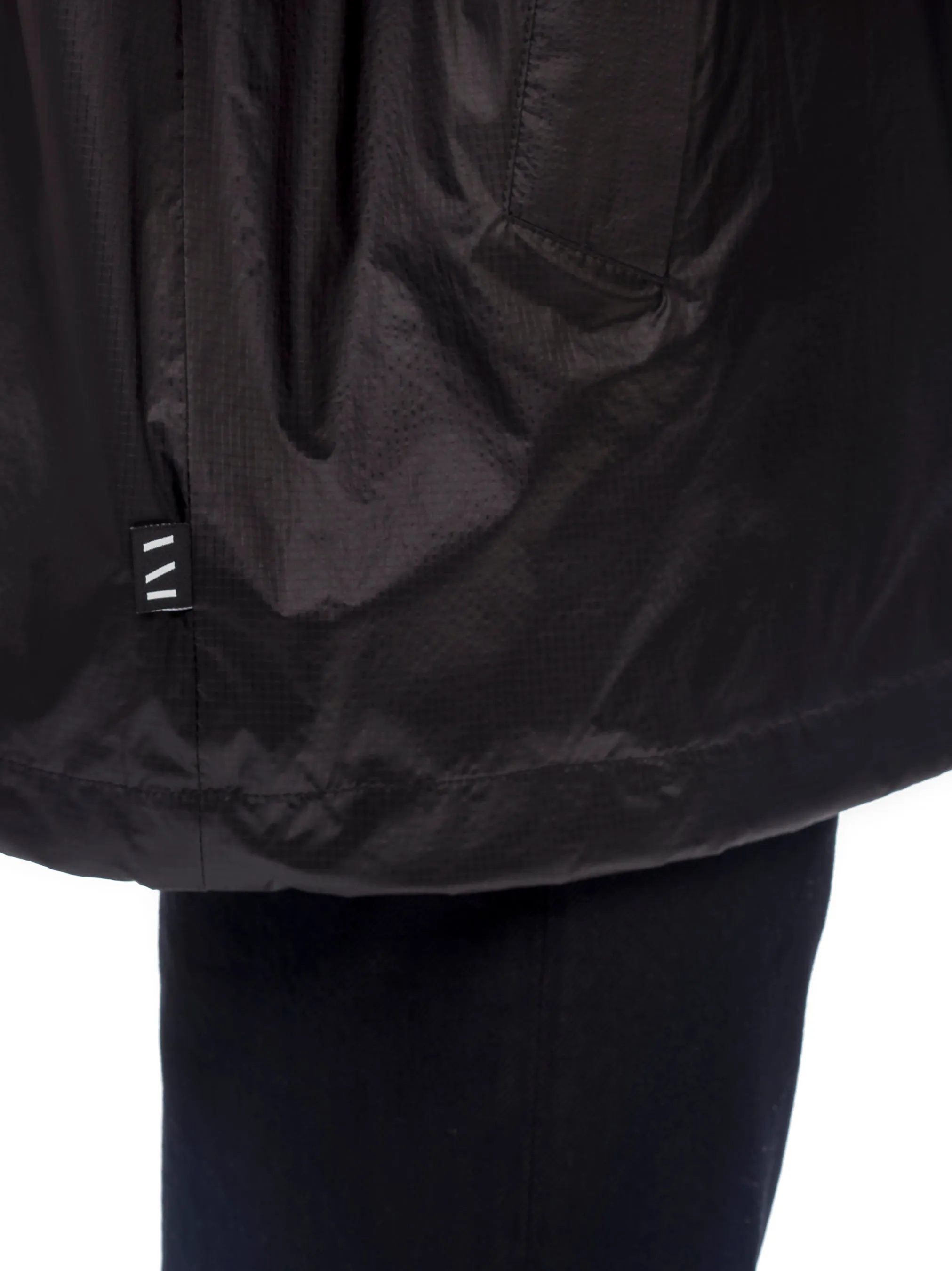 Hooded Windbreaker - Black