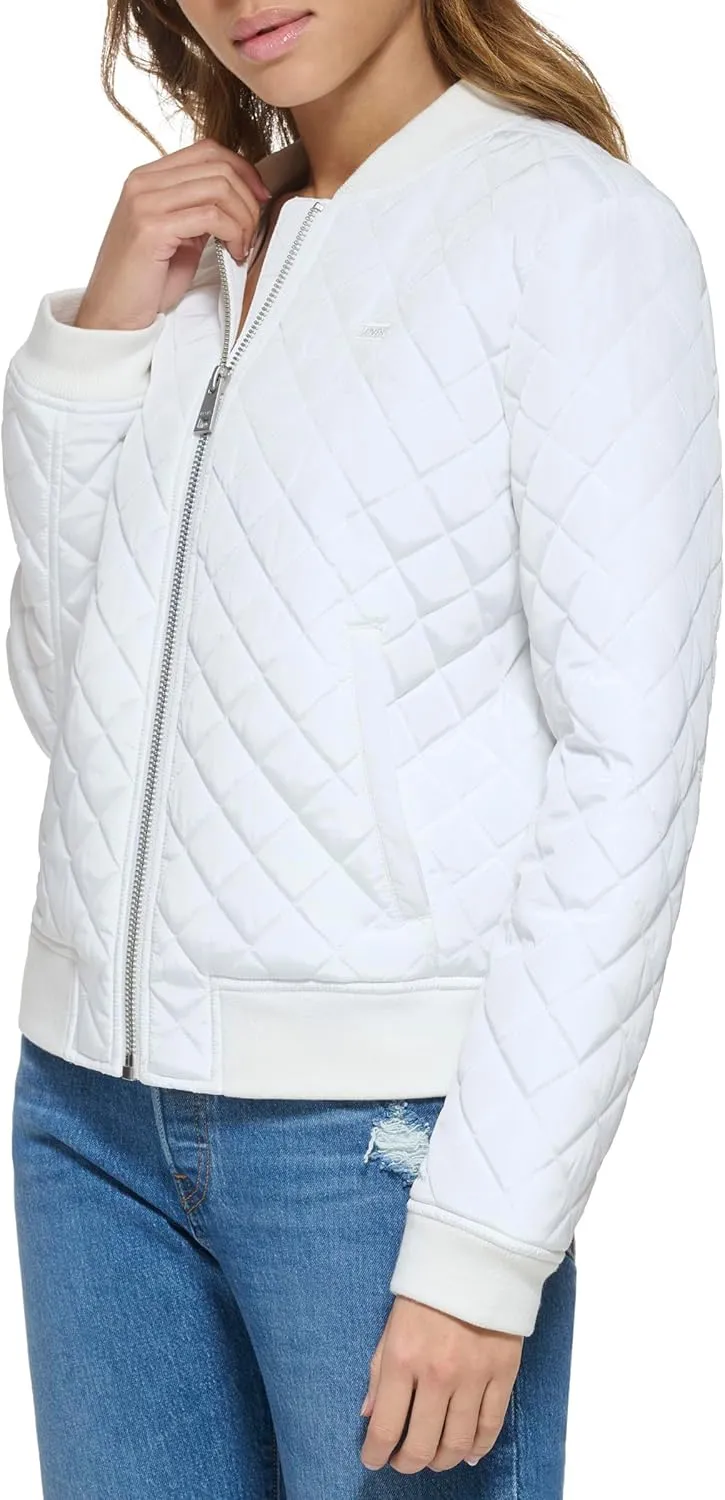 Levi's Women's Diamond Quilted Bomber Jacket (Regular & Plus Size)
