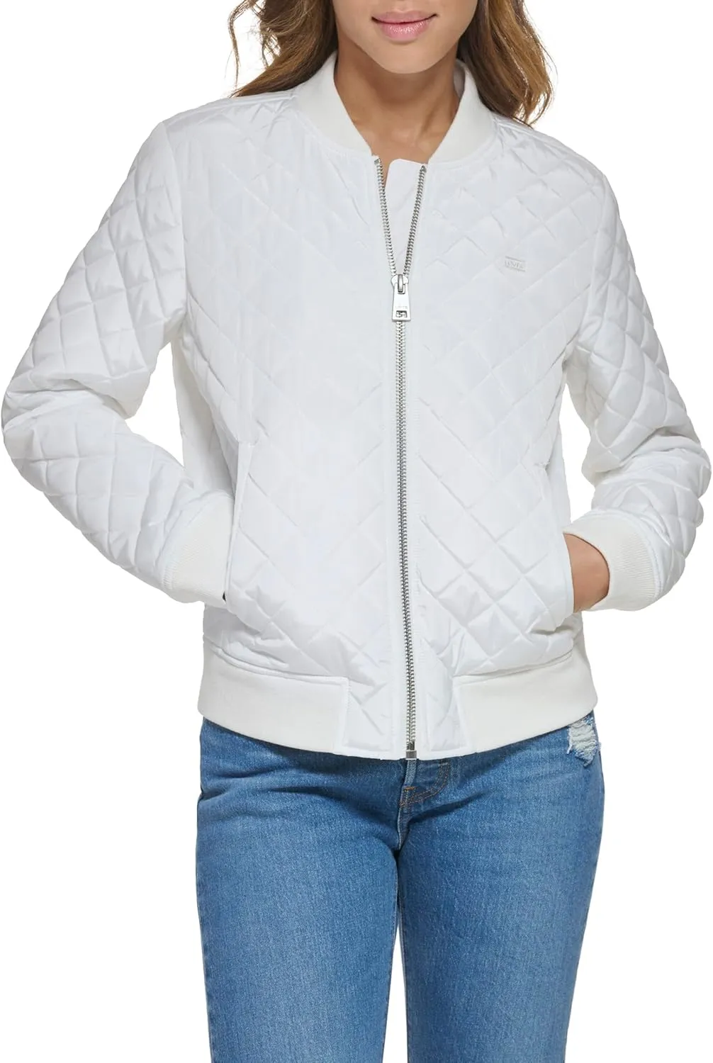 Levi's Women's Diamond Quilted Bomber Jacket (Regular & Plus Size)