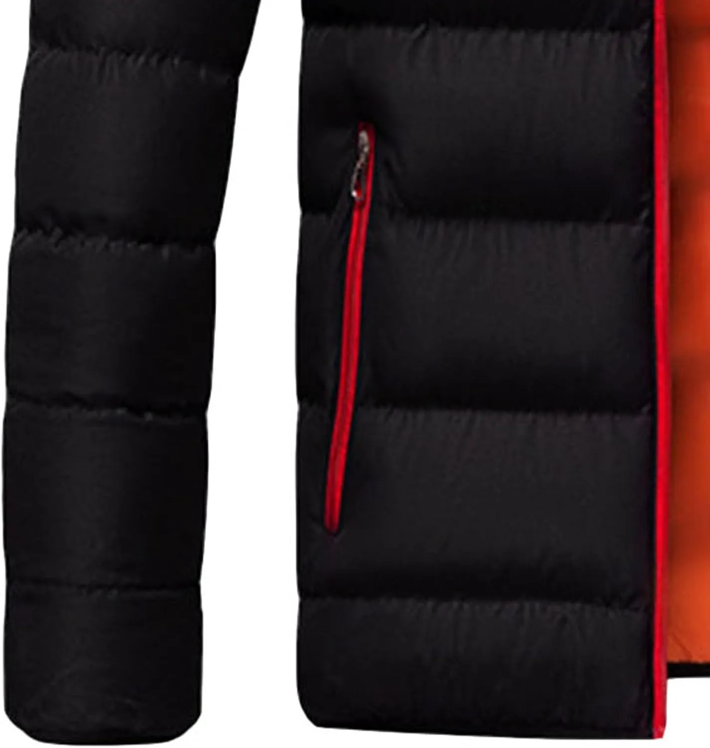 Men's Slim Fit Winter Jacket Winter Warm Zipper Stand Collar Jacket Male Thicken Parka Quilted Cotton-Padded Coats