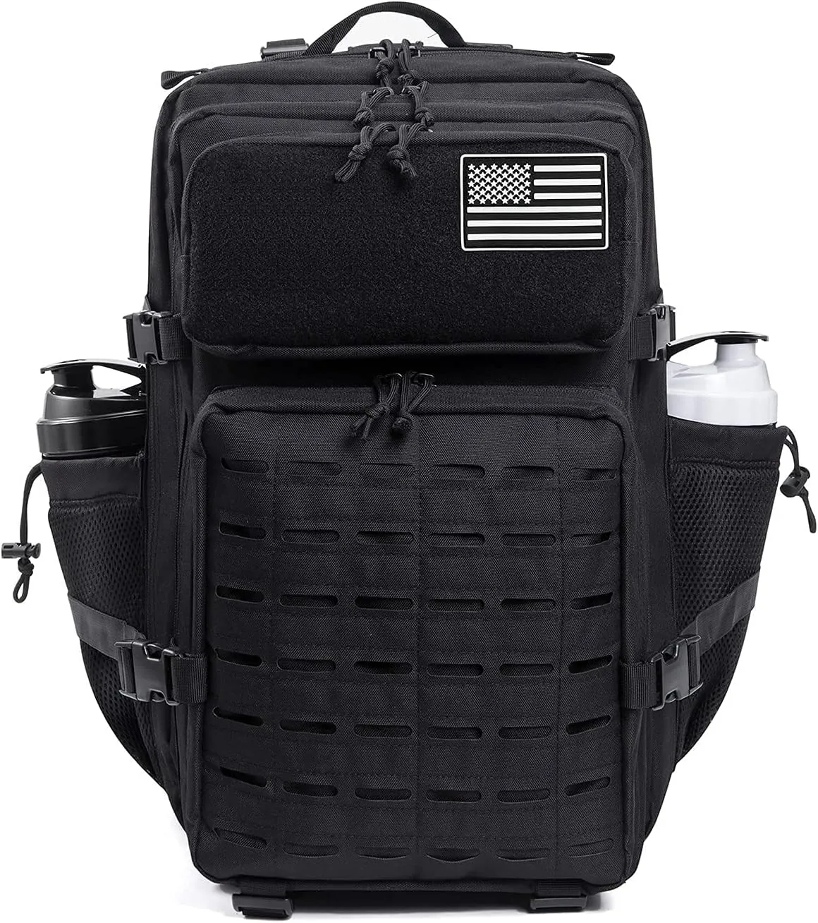 QT&QY 45L Military Tactical Backpacks For Men Camping Hiking Trekking Daypack Bug Out Bag Lage MOLLE 3 Day Assault Pack