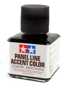 Tamiya 87140 Panel Line Accent Color Dark Brown 40ml TAM87140